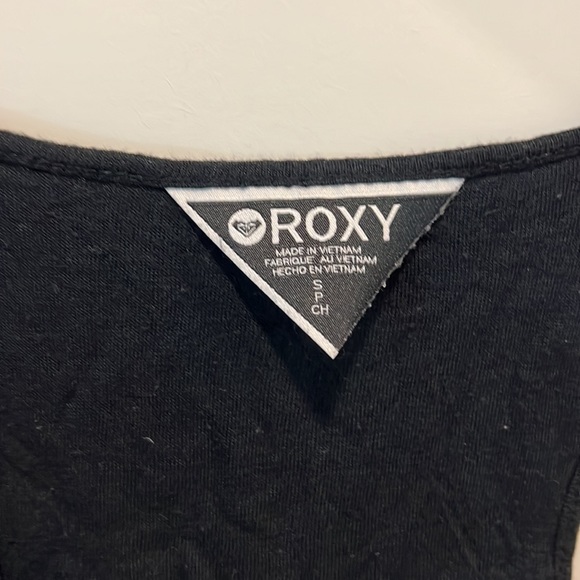 ROXY black beaded tank top size small - Picture 6 of 9